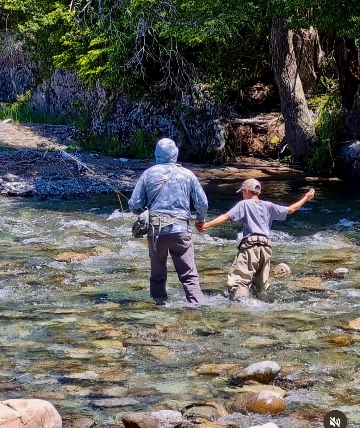 Fly fishing in cold rivers 3