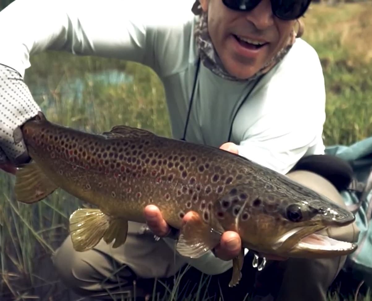 Fly fishing in Lake Vintter 4
