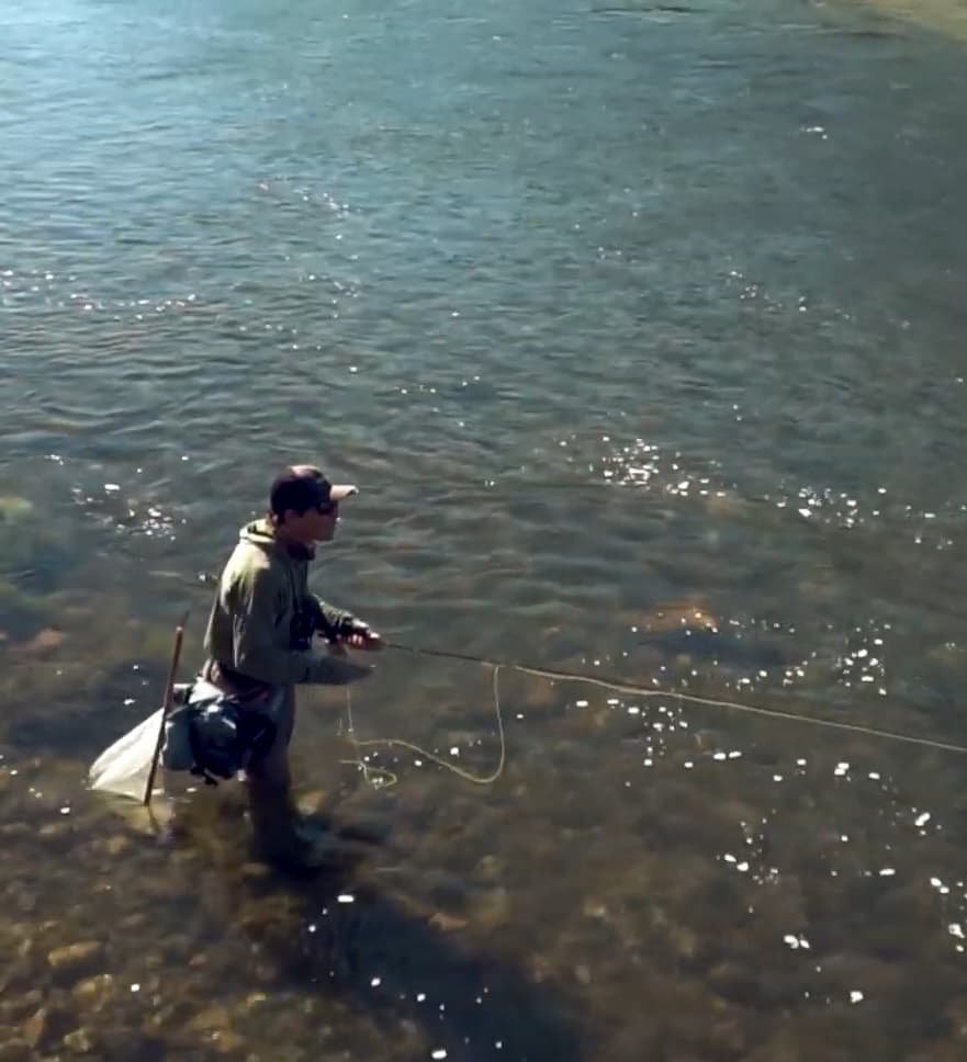 Fly fishing in Pico River 1