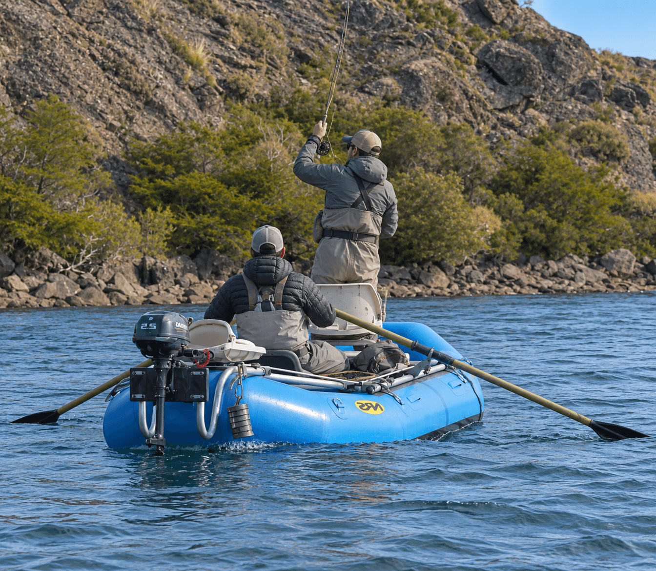 Fly fishing in Patagonia