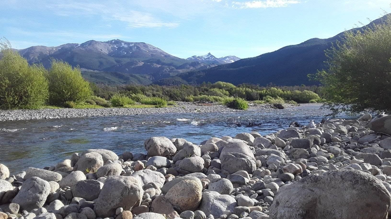 Fly fishing in Nilson River
