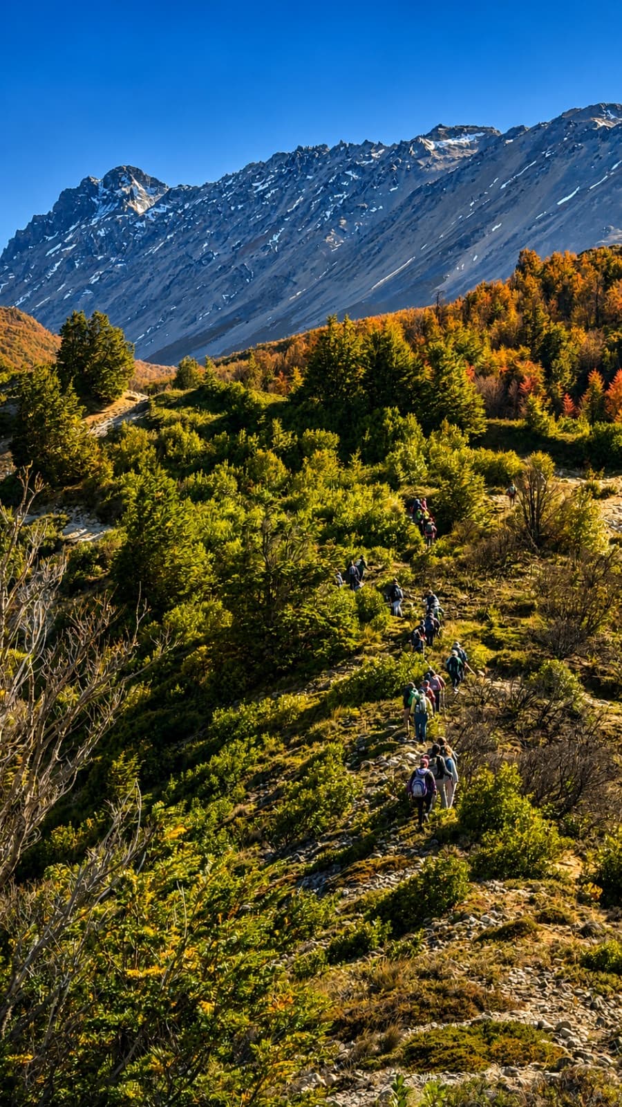 Trekking through untouched backcountry 3